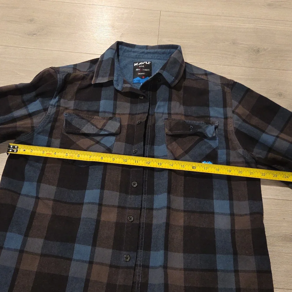 Kavu Buffaroni Plaid Cotton Shirt